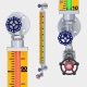 普通型彩色石英玻璃管液位计缩略图